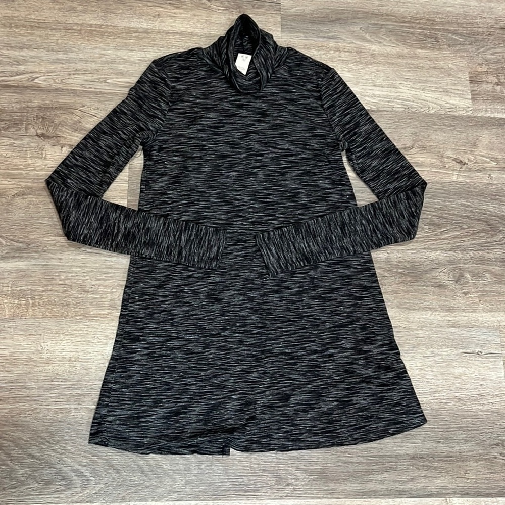 Free People Splitback Mock Neck Tunic Top Size XS